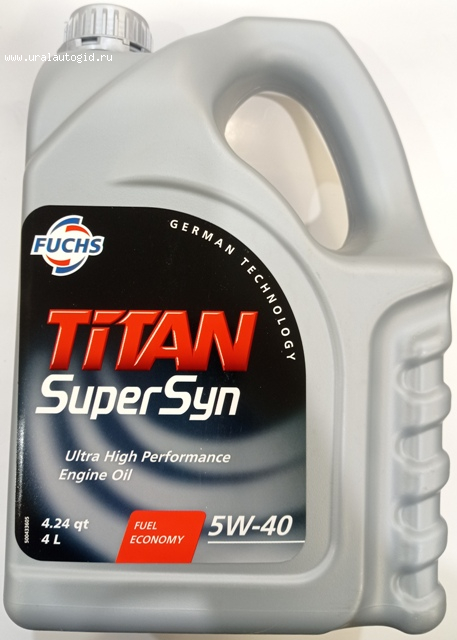 Моторное масло FUCHS TITAN SUPERSYN 5W-40, 4L