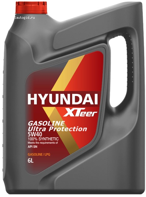 Hyundai XTeer Gasoline Ultra Protection 5W40 SP 6L