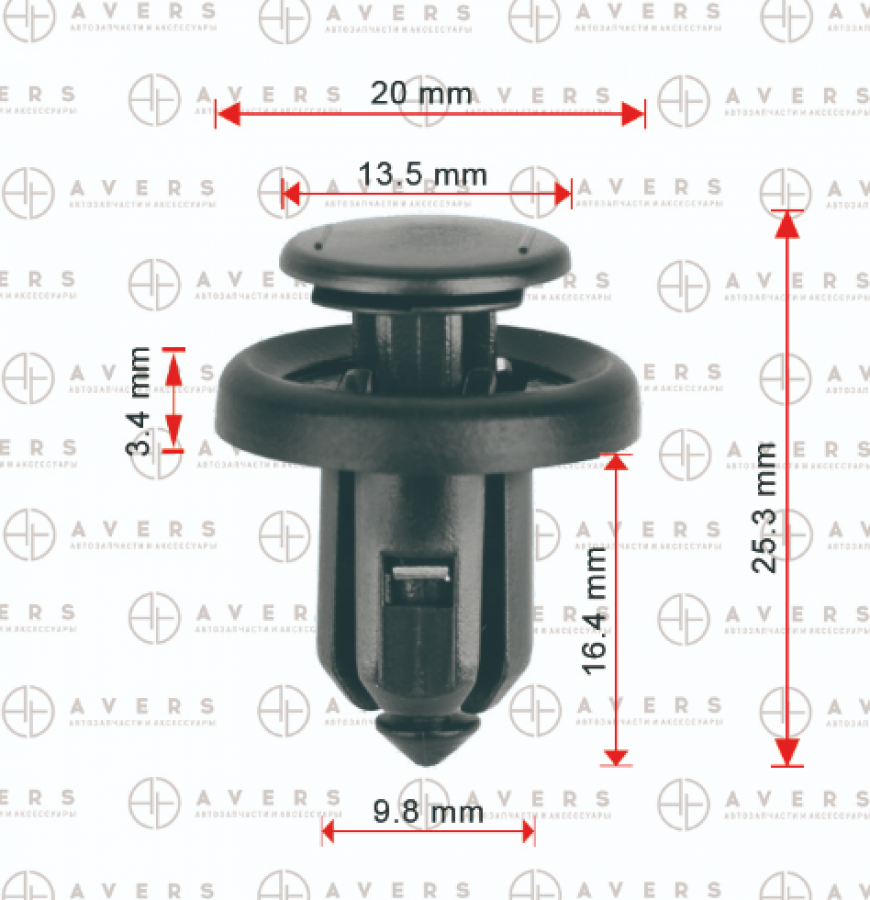 Пистон 91505S9A003AV AVERS