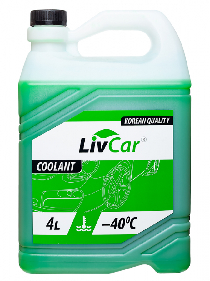 LIVCAR COOLANT -40 зеленый (4л) LCA40004G LIVCAR