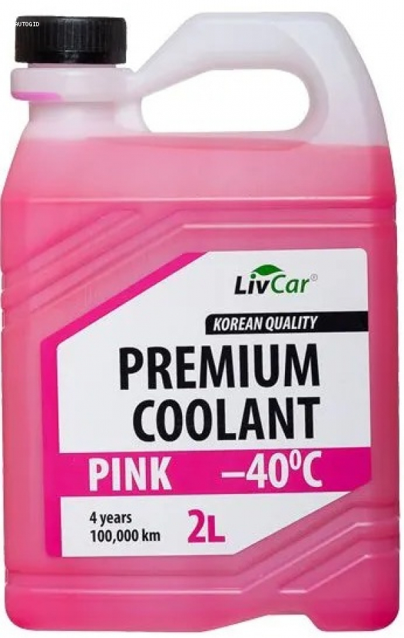 LIVCAR PREMIUM COOLANT PINK -40 (2л) LCA40002P LIVCAR