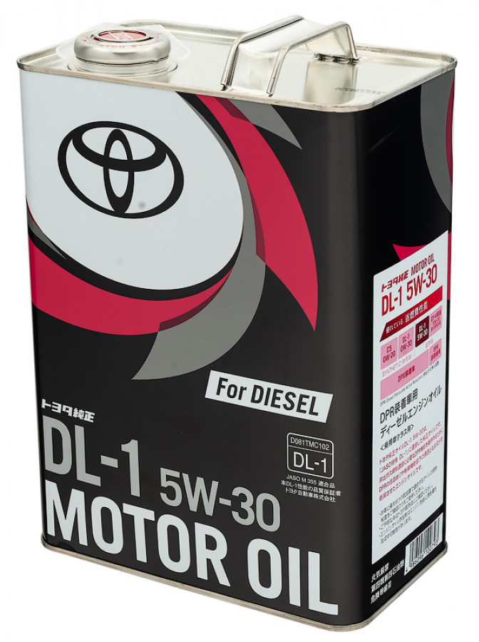 Toyota Diesel Oil 5W30 DL-1 4L 0888302805 TOYOTA