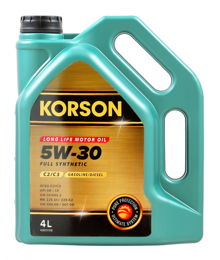 5W-30 FULL SYNTHETIC С2/C3 4л (Dexos2 допуск) KS00102 KORSON