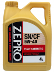 ZEPRO GASOLINE / DIESEL F-S SN/CF 5W40 4L 30011333004 IDEMITSU