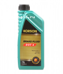 Тормозная жидкость DOT4 1L KS30011 KORSON